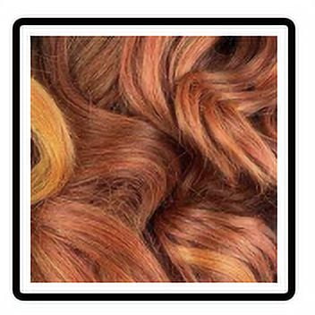 Zury Sis Human Hair Blend 13"x 4" Free Part Lace Front Wig PM-FP Lace Kama, Color Ginger Light