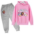 thumbnail image 2 of Sudadera con capucha de Gabby Cats para niños, ropa para casa de muñecas Gabby para niñas pequeñas, sudaderas con capucha y pantalones, conjuntos de 2 piezas, bonito disfraz para niños, chándales para, 2 of 5