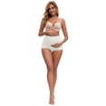 thumbnail image 5 of DARING DIVA Women's Plus Full Coverage High Waisted Ice Silk Underwear L White, 5 of 6