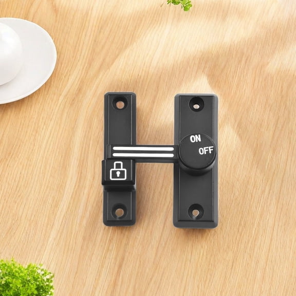 Punch-Free Barn Sliding Door Lock Hook Latch Zinc Alloy For Cabinet