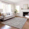 thumbnail image 6 of Addison Rugs Mayfield Washable Traditional Serpentine Gray Rectangle Rug, 5' x 7'6", 6 of 6