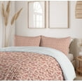thumbnail image 6 of Ambesonne Butterfly Duvet Cover Sets, Ornamental Flying Insects, 2-Queen, Blush Coral, 6 of 7
