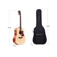 thumbnail image 3 of Raindrops Backpack Style Black Guitar Gig Bag with Pockets and Adjustable Straps, 3 of 6