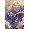 thumbnail image 2 of Sierra Collection Tartan Plaid Design Turkish Throw Blanket, Marina, 2 of 3