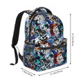 thumbnail image 2 of Honeii colorful snow board Print Backpack for Both Men and Women, Basic Bookbag for College, Work, or Travel,Rucksack Computer Bag-One Size, 2 of 5