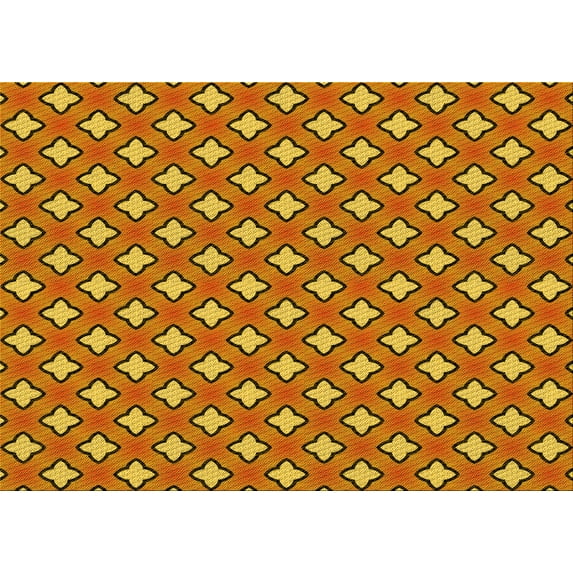 Ahgly Company Machine Washable Indoor Rectangle Transitional Mahogany Brown Area Rugs, 4' x 6'