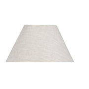Better Homes & Gardens 7"L x 17"D x 11.5"H Tapered Taupe Empire Lamp Fabric Shade, Adult Use