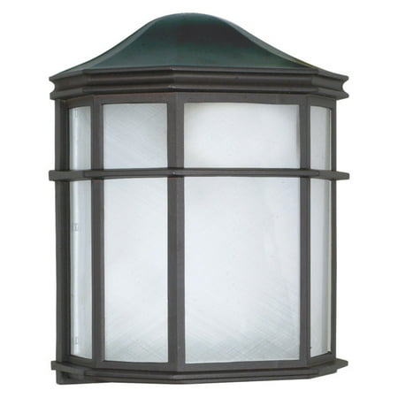 Nuvo 10 in. Cage Lantern Wall Light