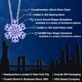 thumbnail image 2 of Gem Stone King 2.75 Ct Blue Tanzanite 925 Silver and 10K Yellow Gold Pear Shape Flower Pendant with Chain, 2 of 6