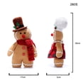 thumbnail image 3 of Adornos navideños para interiores Adornos de peluche de jengibre Hombre de jengibre Deco, 3 of 5