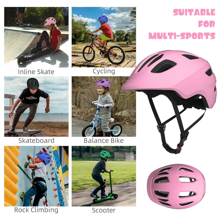 baby helmet for balance bike Korimefa Toddler Helmet, Kids Bike Helmet, Baby Multi-Sport Adjustable Skateboard Helmet for Kids Boys Girls Helmet Lightweight for Age 1+, Infant