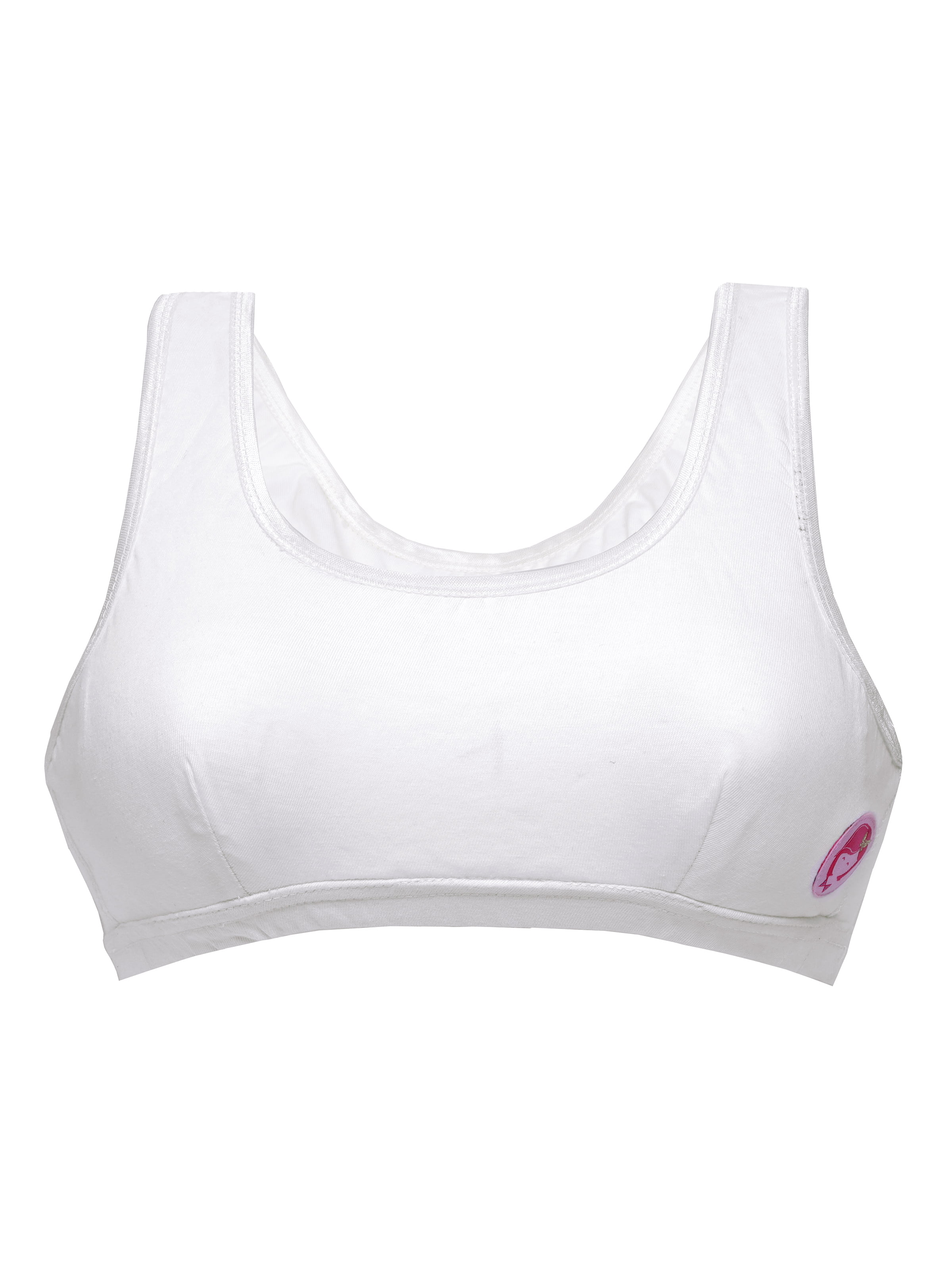 D'chica Training Sports Bra Wide Strap, Non Padded, Regular Fit Athleisure  Bras for 8-10 Years