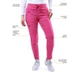 thumbnail image 3 of Adar Pro Scrubs For Women - Ultimate Yoga Jogger Scrub Pants, 3 of 6