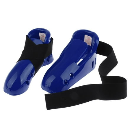 

Kids Taekwondo Karate Sparring Foot Gear Sparring Shoes Blue S