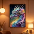 thumbnail image 5 of Diceymbol Diamond Art Kits for Adults 15.74 Inch, Fantasy Dragon 5D Rhinestone Gem Art Painting for Bedroom Living Room Wall Decor, 5 of 8