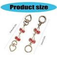 thumbnail image 3 of Cherries Purse Strap Extender Extension Chain for Stylish Bag Enhancement and Replacement Adjustable Handbag Strap, 3 of 9