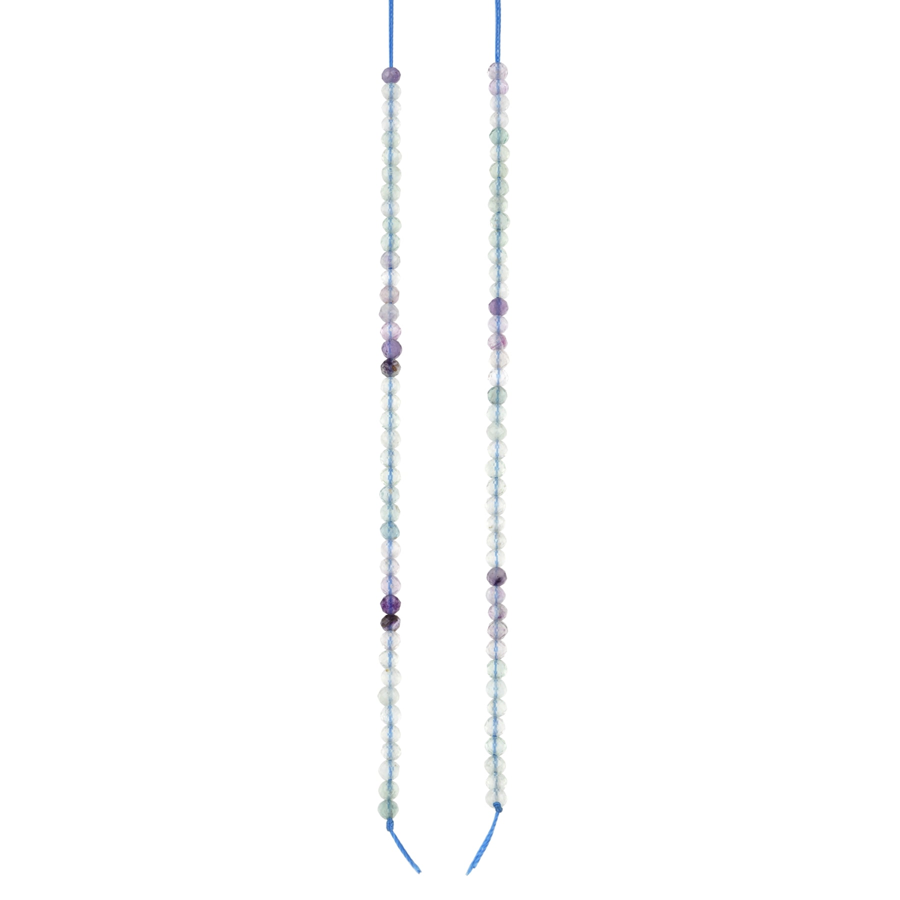 Mix Ombre Fluorite Faceted Round Beads - 2.5mm by Bead Landing