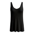 thumbnail image 4 of WEIWEN Tank Tops for Women 2026 Summer Sleeveless Cami Tanks V Neck Knit Sweater Vest Casual Loose Camisole Crochet Tops Black, XL, 4 of 4