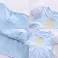 thumbnail image 5 of Little Girls Ariel/Aurora Princess Dress Casual Halloween Birthday Tulle Skirt, 5 of 6