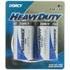 Dorcy 41-1530 Mastercell Super Heavy-Duty D-Cell Alkaline Battery, 2-Pack