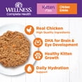 thumbnail image 4 of Wellness Complete Health Pate Kitten Wet Cat Food, Natural, Protein-Rich, Grain Free, 5.5 Ounce, 24 Pack, (Chicken), 4 of 9
