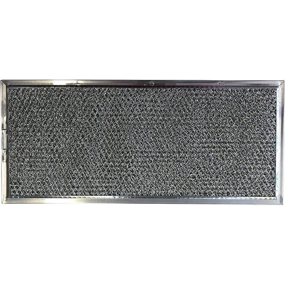 Replacement Aluminum Microwave Filter Compatible With Whirlpool W10120839A and More - 5-5/8 x 11-5/8 x 3/32 inches - 1 Pack