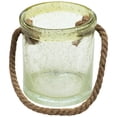 thumbnail image 2 of Northlight Bubble Glass Hurricane Candle Holder - 6.5" - Lemonade Yellow, 2 of 6