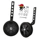 thumbnail image 3 of Ruedas de entrenamiento para bicicleta infantil, resistentes, universales, para 12", 14", 16" y 18" negro, 3 of 9