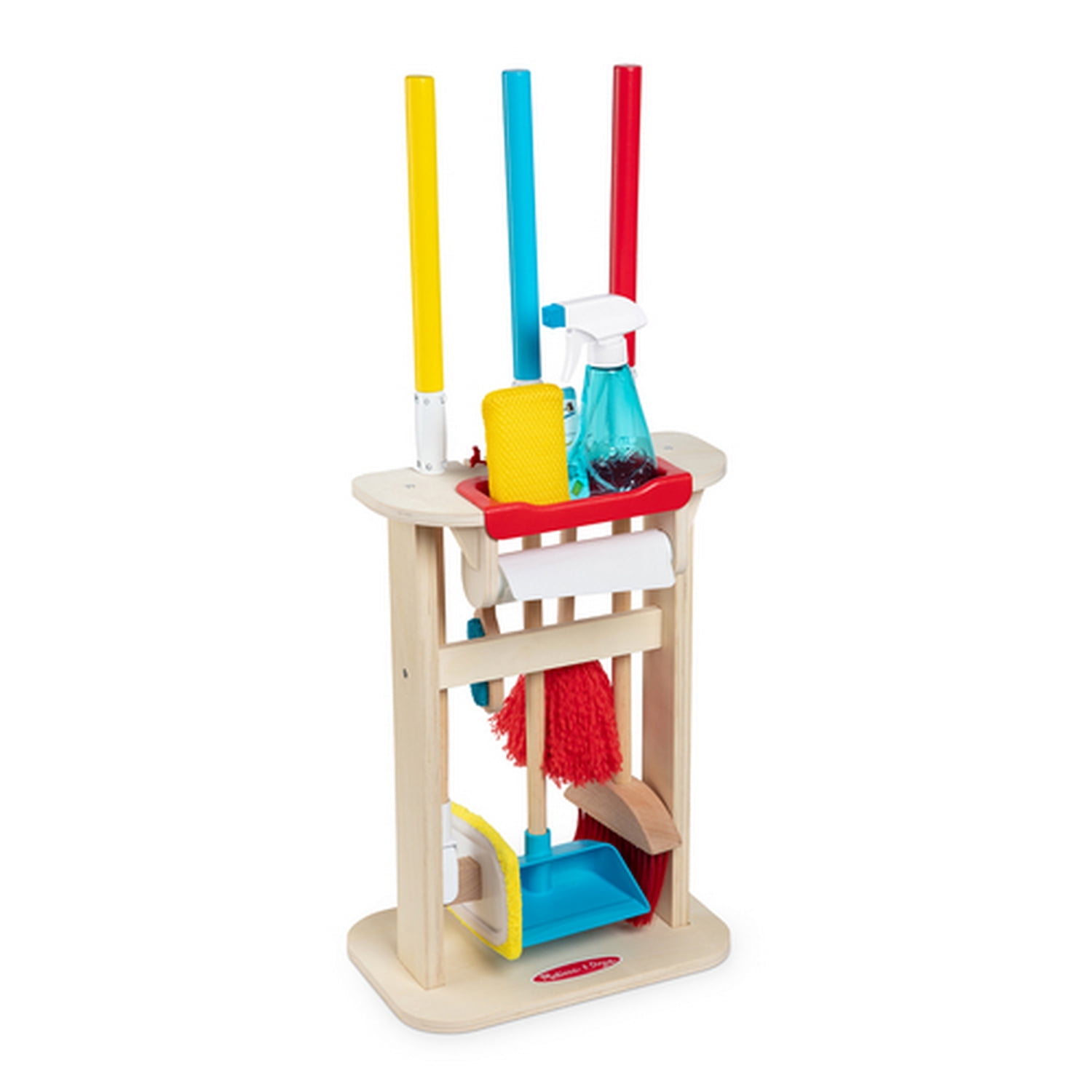 Melissa & Doug Coiffeuse De Table En Bois – 18 Accessoires De Beauté, Jeu De Rôle Salon, Dès 3 Ans