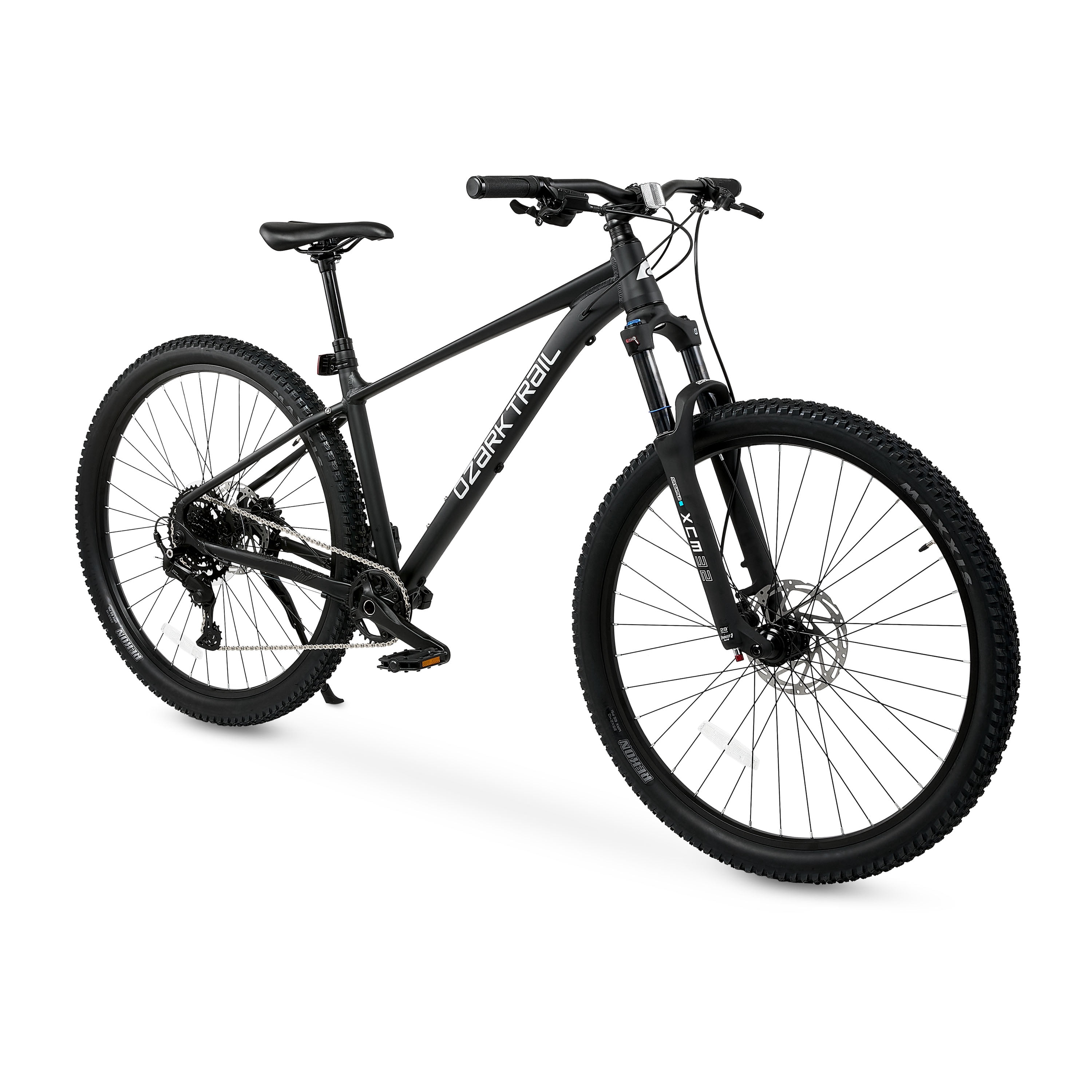 Ozark trail 29" M.2 Ridge Pro Mountain Bike, Large Frame, Fits Riders 5'10"-6'2"+, Black, Adult, Unisex, Online Only