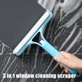 thumbnail image 6 of 3 in 1 Window Cleaning Scraper, 2025 New 3 in 1 Window Cleaner, Squeegee and Scrubber with Spray, for Windows, Walls, Car Windshields, Bathrooms, Kitchens,Easy to Clean Without Streaks (2Yellow), 6 of 7