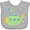 AC-Heather Grey, variant on Inktastic Cute Green Submarine Boys or Girls Baby Bib