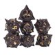thumbnail image 4 of Juego de mesa Dados poliédricos, 7 piezas Dados de metal Dados de aleación metálica Dados poliédricos Diseñados con precisión, 4 of 8