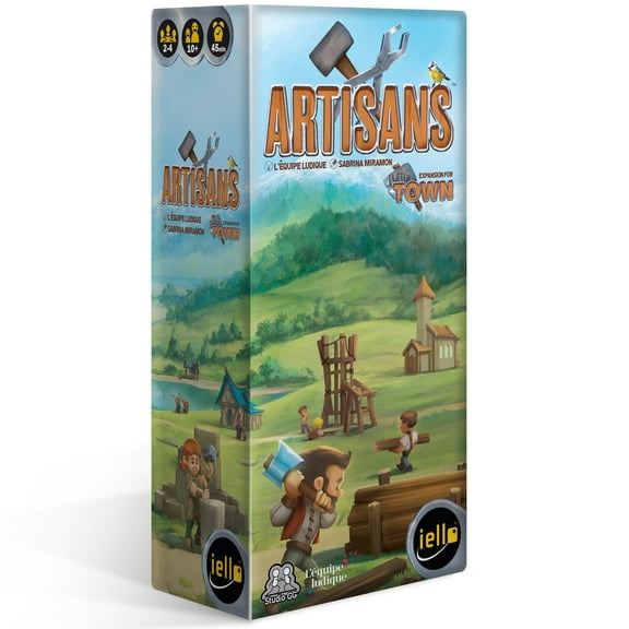 IELLO: Little Town: Artisans Expansion - Strategy Board Game, Tactical & Interactive, More Buildings & Objectives, Family Game, Ages 10 , 2-4 Players, 45 Mins