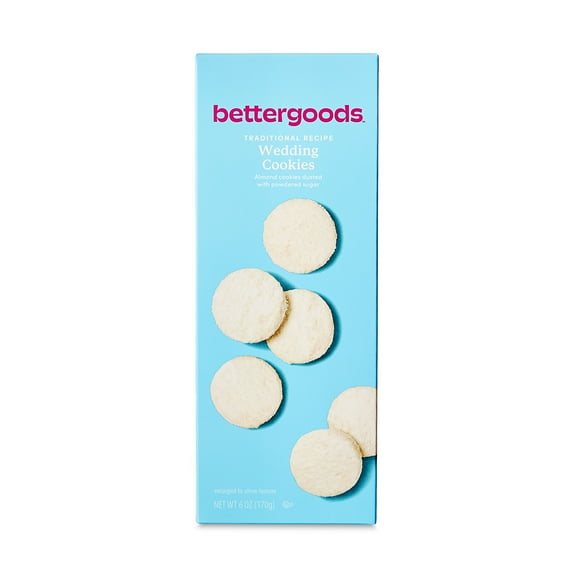 bettergoods Traditional Recipe Wedding Cookies, 6 oz