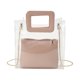 thumbnail image 1 of Bolso bandolera de PVC Bolsos de mujer de gran capacidad para el ocio diario (rosa) Ehuebsd Para Estrenar, 1 of 9