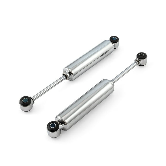 Speedmaster PCE530.1002 Shorty Chrome Shock Absorbers MonoTube Hot Rod 15" Extended 10" Collapsed