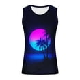 thumbnail image 3 of Men's Beach Tank Tops,Palm Tree Tanks Tops for Mens Cool Printed Graphic Sleeveless Tank Top Muscle Shirt for Workout Gym Jogging, 3 of 5