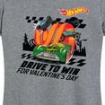 thumbnail image 3 of Hot Wheels - Valentine's Drive to Win - Women's Short Sleeve Graphic T-Shirt, 3 of 5