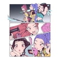 thumbnail image 2 of Girls KPop Demon Hunters Huntrix Manhwa Panels T Shirt, 2 of 5