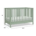 thumbnail image 6 of daVinci Sammy Scallop 4 in 1 Convertible Crib, Light Sage, 6 of 6