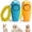 Blue/Orange, variant on GENSIMEI 2 in 1 Pet Training Clickers, Whistle and Clicker Pet Training Tools with Wrist Strap Key Ring,Train Dog, Cat, Horse, Pets,2 pcs, Blue/Orange