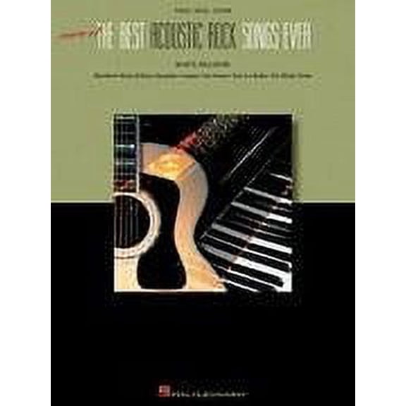 Hal Leonard More Of The Best Acoustic Rock Songs Ever arranged for piano, vocal, and guitar (P/V/G)