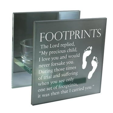 Cottage Garden MCHQ9SGY Footprints In The Sand-Tm M.F. Powers Candle Holder