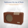 thumbnail image 2 of SMPL Music Player with Lifter for Seniors - Audiobooks + MP3 Player Sound, Durable Wooden Enclosure, Retro Look, 4GB USB with 40 Nostalgic Hits - Live Support (Brown), 2 of 4