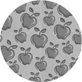 thumbnail image 1 of Ahgly Company Machine Washable Indoor Round Transitional Silver Gray Area Rugs, 6' Round, 1 of 7
