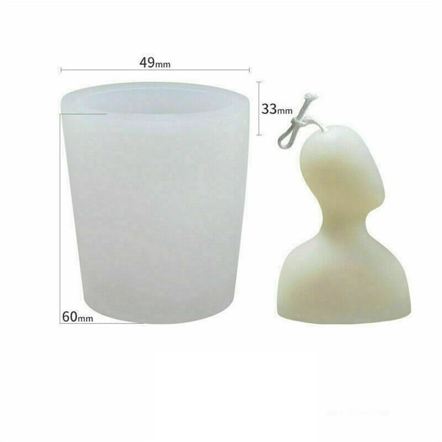 Candle Decorations for Candle Making Family Perfume Candle Moulds Silicone Human Body Candle Wax Making Soap New Candle Wicks for Candle Making Candle Molds for Candle Making
