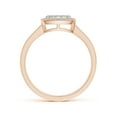 thumbnail image 2 of ANGARA Natural Trillion Composite Diamond Halo Ring in 14K Rose Gold for Women (Size-3.3mm| Color-K| Clarity-I3) | April Birthstone, Anniversary, Jewelry Gift for Women | Natural Diamond Ring, 2 of 8