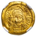 thumbnail image 2 of Byzantine Empire AV Solidus Justinian I (527-565 AD) XF NGC S-140, 2 of 3