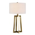 thumbnail image 3 of Henn&Hart 14" Brass Metal/Fabric Table Lamp, 3 of 9